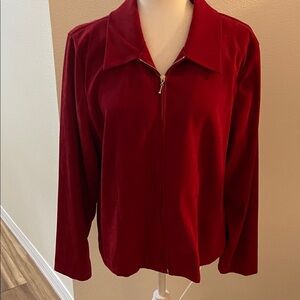 I.N. Studio Women's Red Bomber Jacket